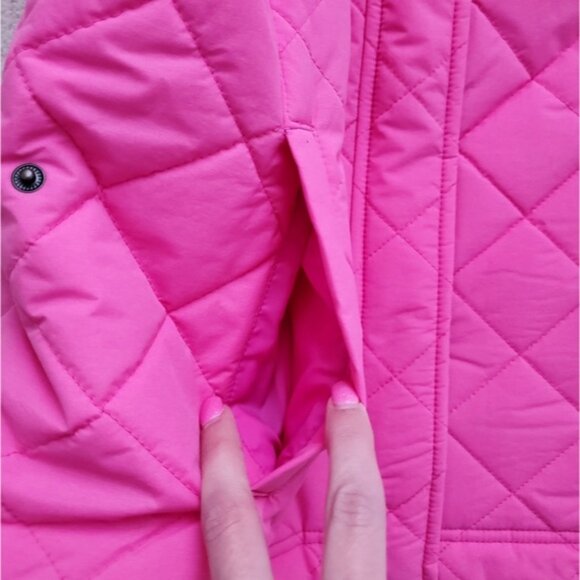 NWT Vineyard Vines Quilted Mountain Weekend Vest in Fuschia Pink szXS - Picture 14 of 16
